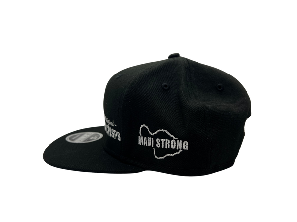 Black with White New Era Maui Crisps/Maui Strong Snapback