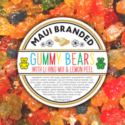 Gummy Bears w/ Lihing-Lemon Peel 6oz.